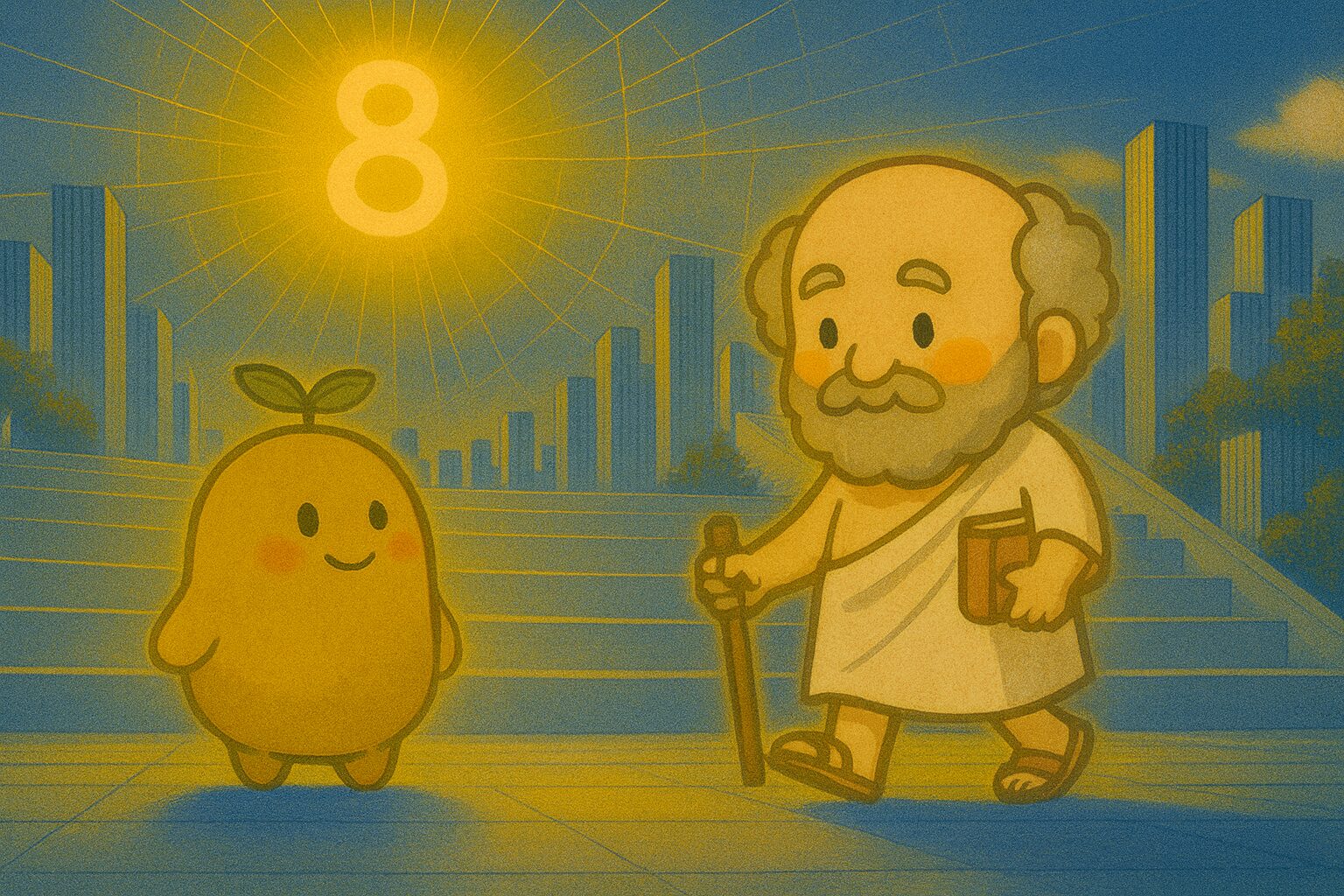 【数秘8 × BRCA-Q 哲人】の性格・強み・才能の活かし方を徹底解説|その完璧なアイデア、「人間関係の和」を恐れて行動に移せずにいませんか?