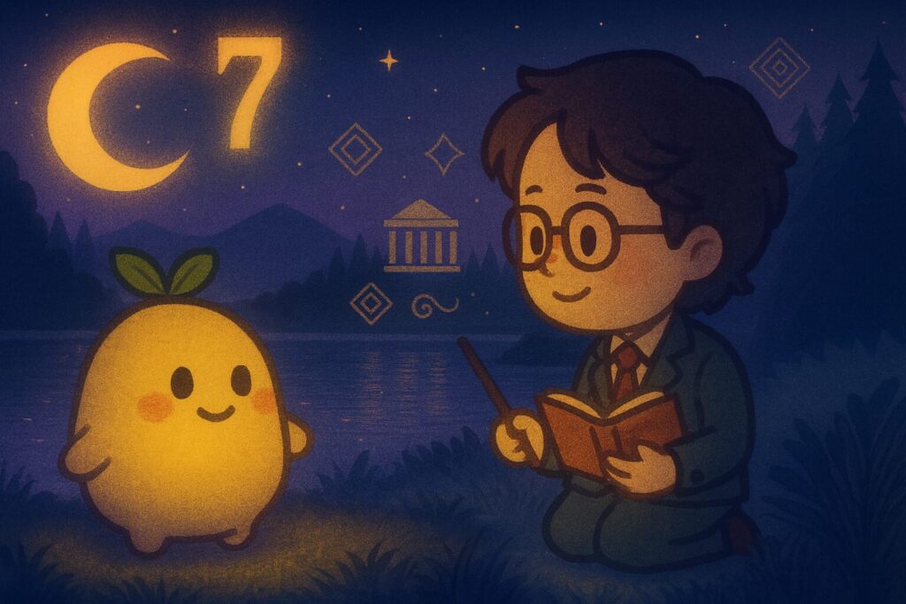 【数秘7 × BDCA-H 教育者】の性格・強み・才能の活かし方を徹底解説｜その冷静な眼差しが、チームの「確実な安心」を守る道標（みちしるべ）です