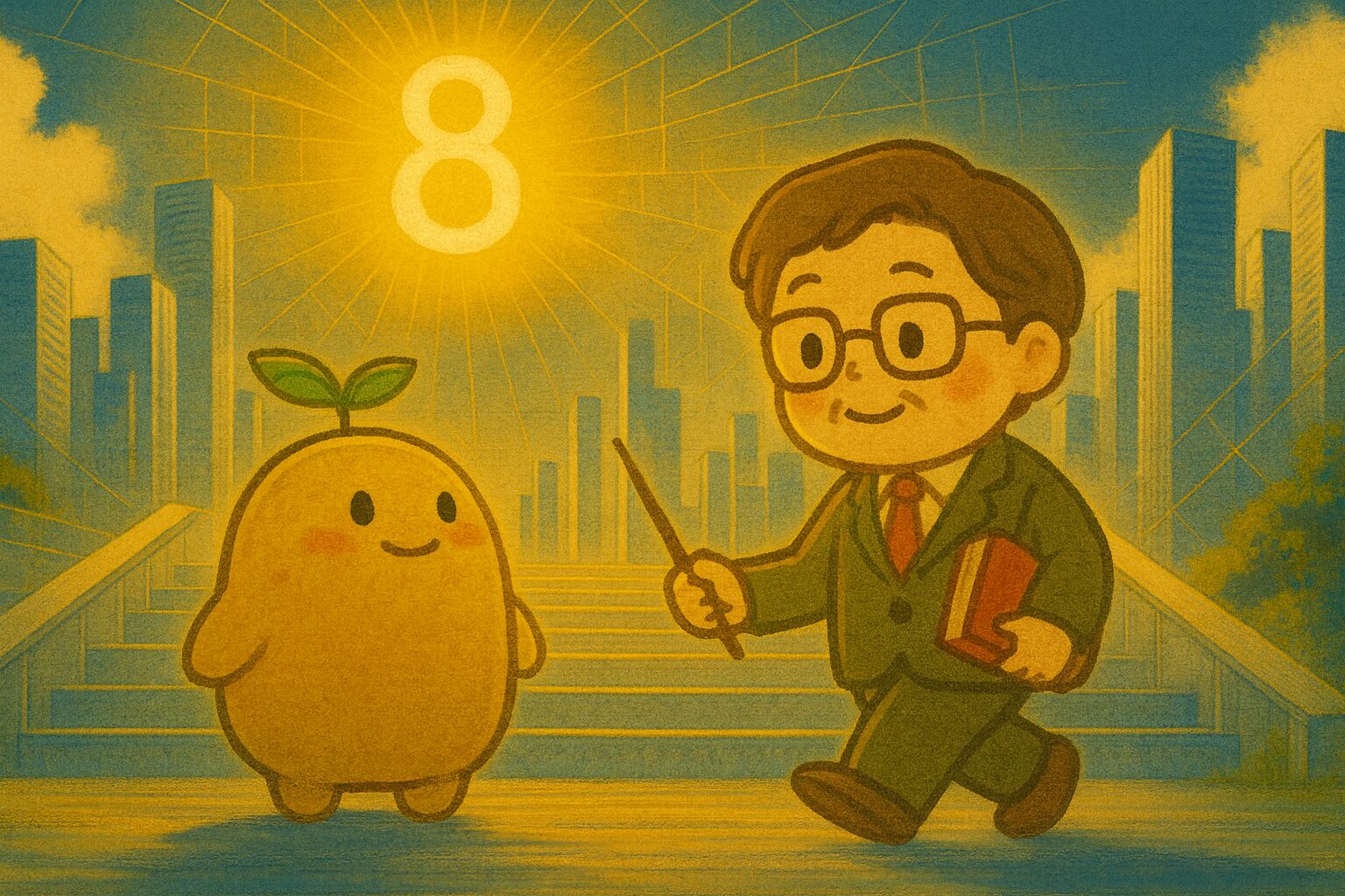 【数秘8 × BDCA-H 教育者】の性格・強み・才能の活かし方を徹底解説｜その冷静なサポートが、チームの「確実な安心」を作っていませんか？