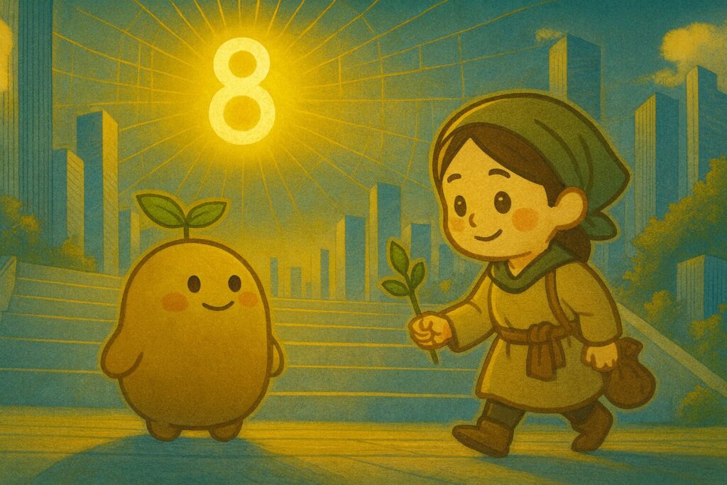 【数秘8 × IDLA-H 薬師】の性格・強み・才能の活かし方を徹底解説｜その静かな準備が、最大の安心を届けていませんか？