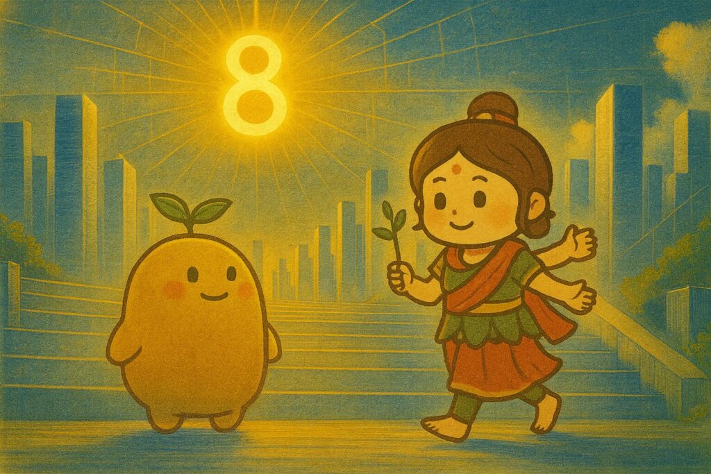 【数秘8 × BDLA-H 阿修羅】の性格・強み・才能の活かし方を徹底解説｜その情熱と冷静さ、仲間を守るために使っていませんか？