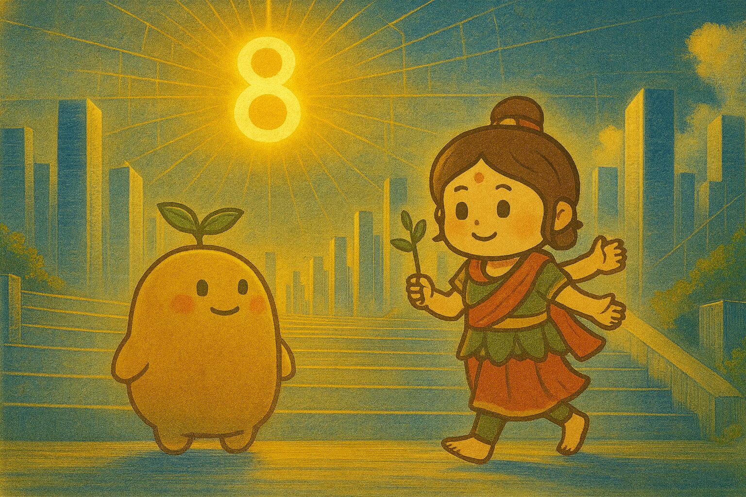 【数秘8 × BDLA-H 阿修羅】の性格・強み・才能の活かし方を徹底解説｜その情熱と冷静さ、仲間を守るために使っていませんか？