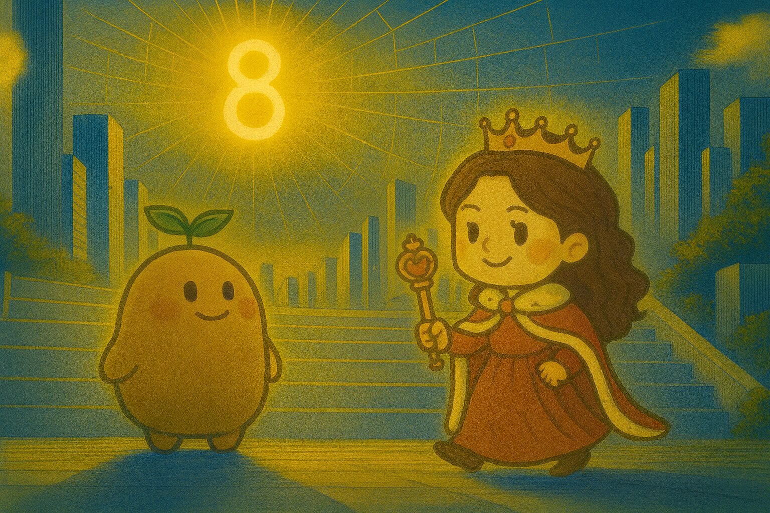 【数秘8 × EDTA-H 女王】の性格・強み・才能の活かし方を徹底解説｜その明るい笑顔の裏で、皆の「居場所」を守る責任を抱えていませんか？