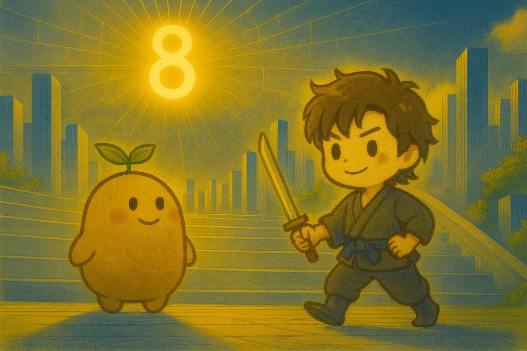 【数秘8 × IDCF-H 達人】の性格・強み・才能の活かし方を徹底解説｜その静かな集中が、組織の「最高傑作」を生み出しませんか？