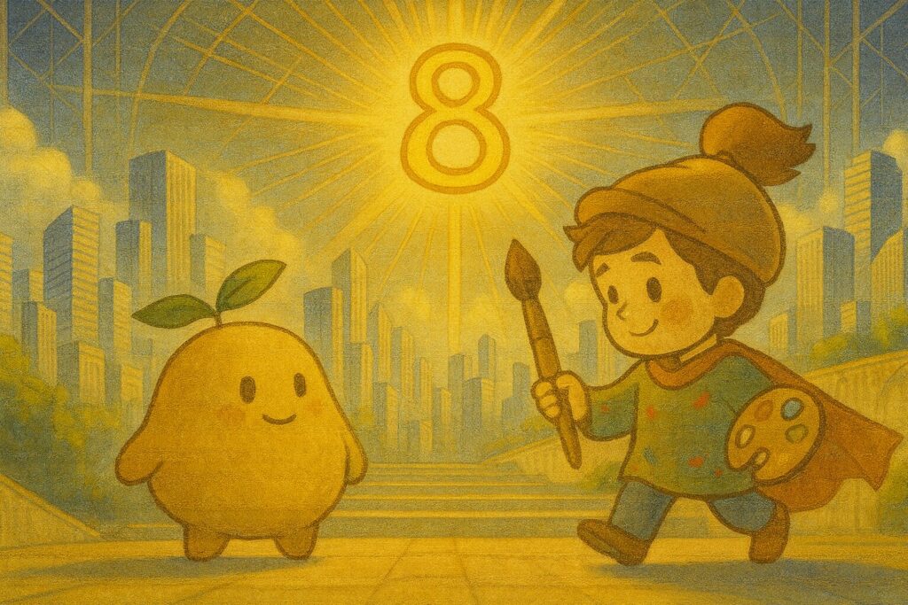 【数秘8 × BDLF-H 創造者】の性格・強み・才能の活かし方を徹底解説｜その揺るがないこだわり、机上の空論を現実の「成果」に変える力では？