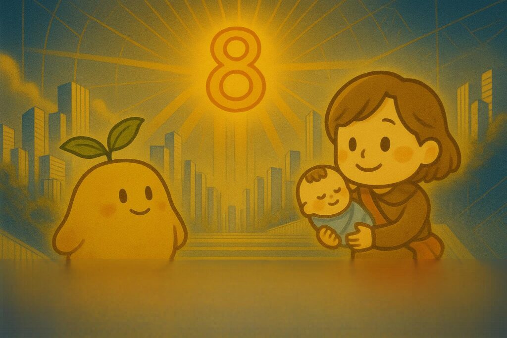 【数秘8 × IRTA-Q 庇護者】の性格・強み・才能の活かし方を徹底解説｜その完璧な仕組み、「皆を守りきれない不安」が源では？